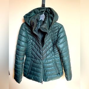 Women’s green Winter puffer